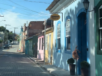 Arquitetura açoriana presente no Ribeirão da Ilha, Florianópolis/ SC. Um bairro ao Sul de Florianópolis com história preservada.